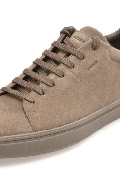 Pantofi sport GEOX gri, U55LDA, din piele intoarsa imagine