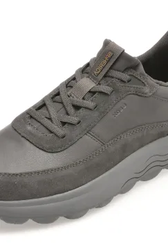 Pantofi sport GEOX gri, U56MPA, din piele naturala imagine