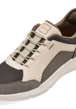 Pantofi sport GEOX gri, U659KA, din piele ecologica imagine
