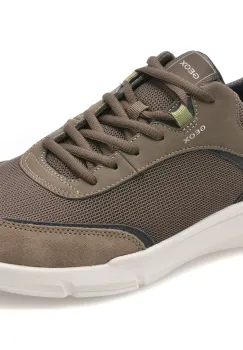 Pantofi sport GEOX gri, U65N8A, din material textil imagine