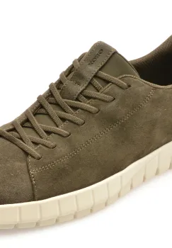 Pantofi sport GEOX kaki, U56MAA, din piele intoarsa imagine