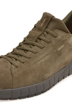 Pantofi sport GEOX kaki, U65MAA, din piele intoarsa imagine