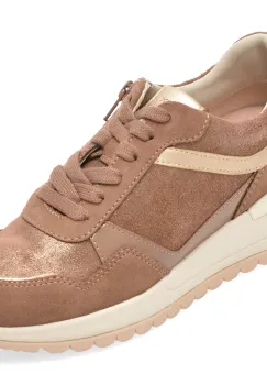 Pantofi sport GEOX maro, D6500A, din piele naturala imagine