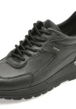 Pantofi sport GEOX negri, D563LB, din piele naturala imagine