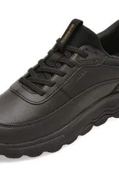 Pantofi sport GEOX negri, D567MB, din piele naturala imagine