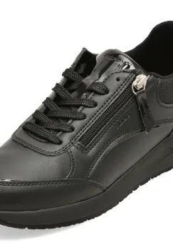 Pantofi sport GEOX negri, D65NQB, din piele ecologica imagine
