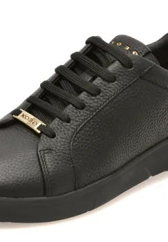 Pantofi sport GEOX negri, D663TA, din piele naturala imagine
