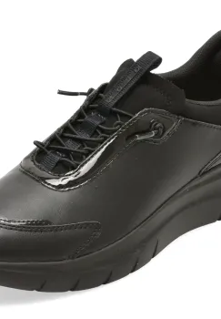 Pantofi sport GEOX negri, D680JA, din piele ecologica imagine