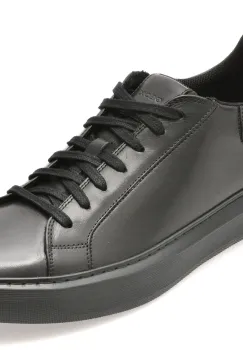 Pantofi sport GEOX negri, U455WD, din piele naturala imagine