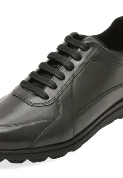 Pantofi sport GEOX negri, U45GRA, din piele naturala imagine