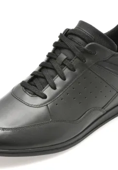 Pantofi sport GEOX negri, U554GC, din piele naturala imagine