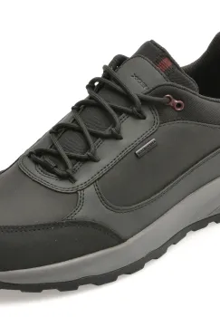 Pantofi sport GEOX negri, U55EZA, din piele ecologica imagine
