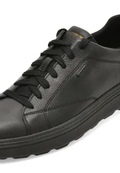 Pantofi sport GEOX negri, U56LUC, din piele naturala imagine