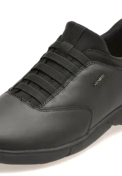 Pantofi sport GEOX negri, U56MXB, din piele naturala imagine