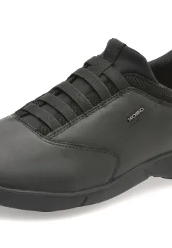 Pantofi sport GEOX negri, U56MXB, din piele naturala imagine