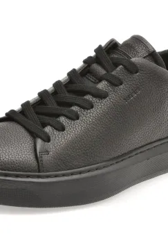 Pantofi sport GEOX negri, U655WA, din piele naturala imagine