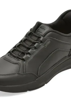 Pantofi sport GEOX negri, U659KA, din piele ecologica imagine