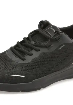 Pantofi sport GEOX negri, U65N8B, din material textil imagine