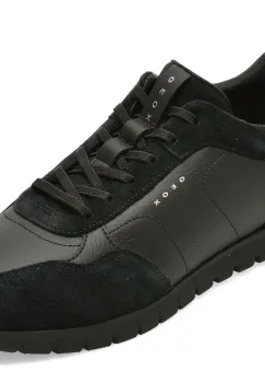 Pantofi sport GEOX negri, U66NEA, din piele ecologica imagine