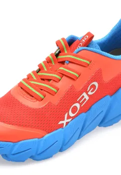 Pantofi sport GEOX rosii, J46N1A, din material textil imagine