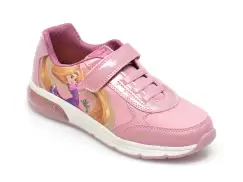 Pantofi sport GEOX roz, J258VA, din piele ecologica