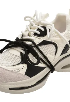 Pantofi sport GRYXX alb-negru, 109, din material textil imagine