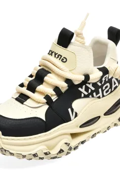 Pantofi sport GRYXX alb-negru, 1918, din piele naturala imagine