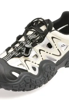 Pantofi sport GRYXX alb-negru, 24311, din material textil imagine