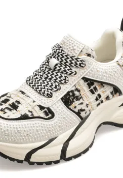 Pantofi sport GRYXX alb-negru, 2575, din material textil imagine