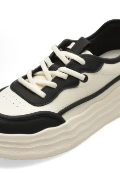 Pantofi sport GRYXX alb-negru, 2805, din piele naturala imagine