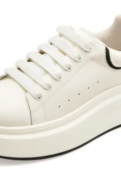 Pantofi sport GRYXX alb-negru, 5213, din piele naturala imagine