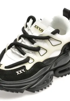 Pantofi sport GRYXX alb-negru, 82695, din piele ecologica imagine