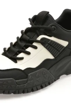 Pantofi sport GRYXX alb-negru, LN7, din piele naturala imagine