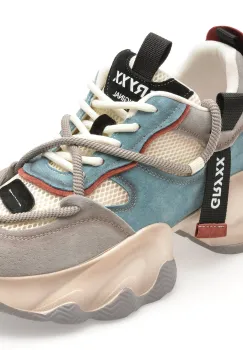 Pantofi sport GRYXX albastri, 3281, din material textil si piele naturala imagine