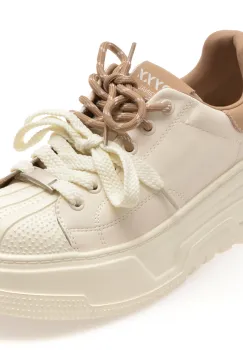 Pantofi sport GRYXX albi, 10151, din piele naturala imagine