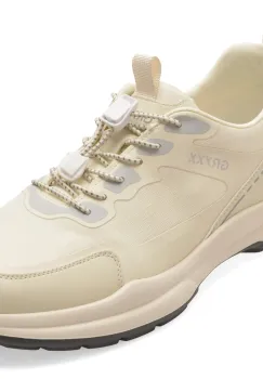 Pantofi sport GRYXX albi, 19081, din material textil imagine