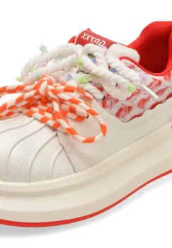 Pantofi sport GRYXX albi, 212919, din piele naturala imagine