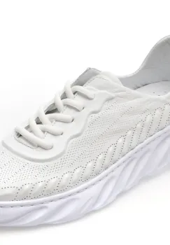 Pantofi sport GRYXX albi, 2191468, din piele naturala imagine
