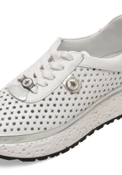 Pantofi sport GRYXX albi, 2191558, din piele naturala imagine