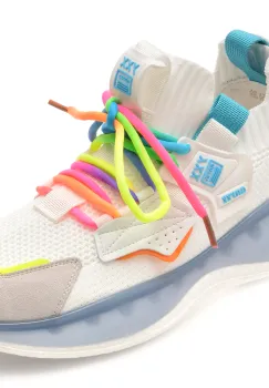 Pantofi sport GRYXX albi, 221035, din material textil imagine