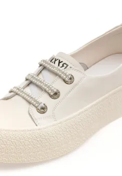 Pantofi sport GRYXX albi, 24992, din piele naturala imagine