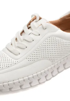 Pantofi sport GRYXX albi, 2519, din piele naturala imagine