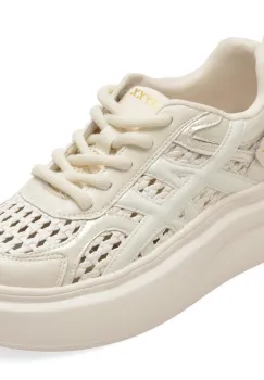 Pantofi sport GRYXX albi, 25260, din piele naturala imagine