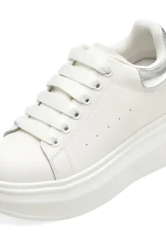 Pantofi sport GRYXX albi, 260016, din piele naturala imagine