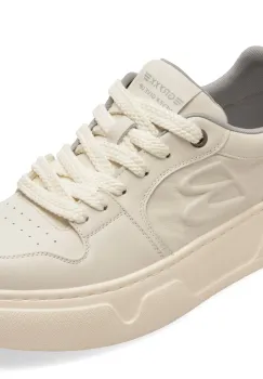 Pantofi sport GRYXX albi, 30360, din piele naturala imagine
