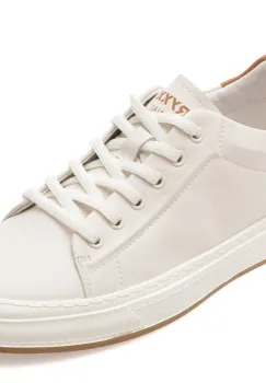 Pantofi sport GRYXX albi, 3081, din piele naturala imagine