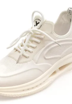 Pantofi sport GRYXX albi, 32203, din piele naturala imagine