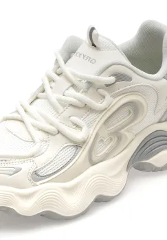 Pantofi sport GRYXX albi, 36398, din material textil imagine