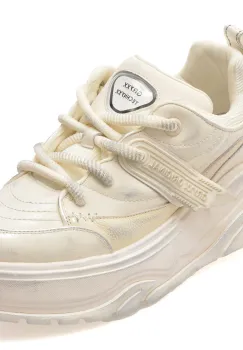 Pantofi sport GRYXX albi, 3655, din piele naturala imagine