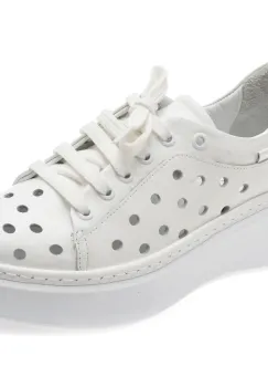 Pantofi sport GRYXX albi, 5091505, din piele naturala imagine